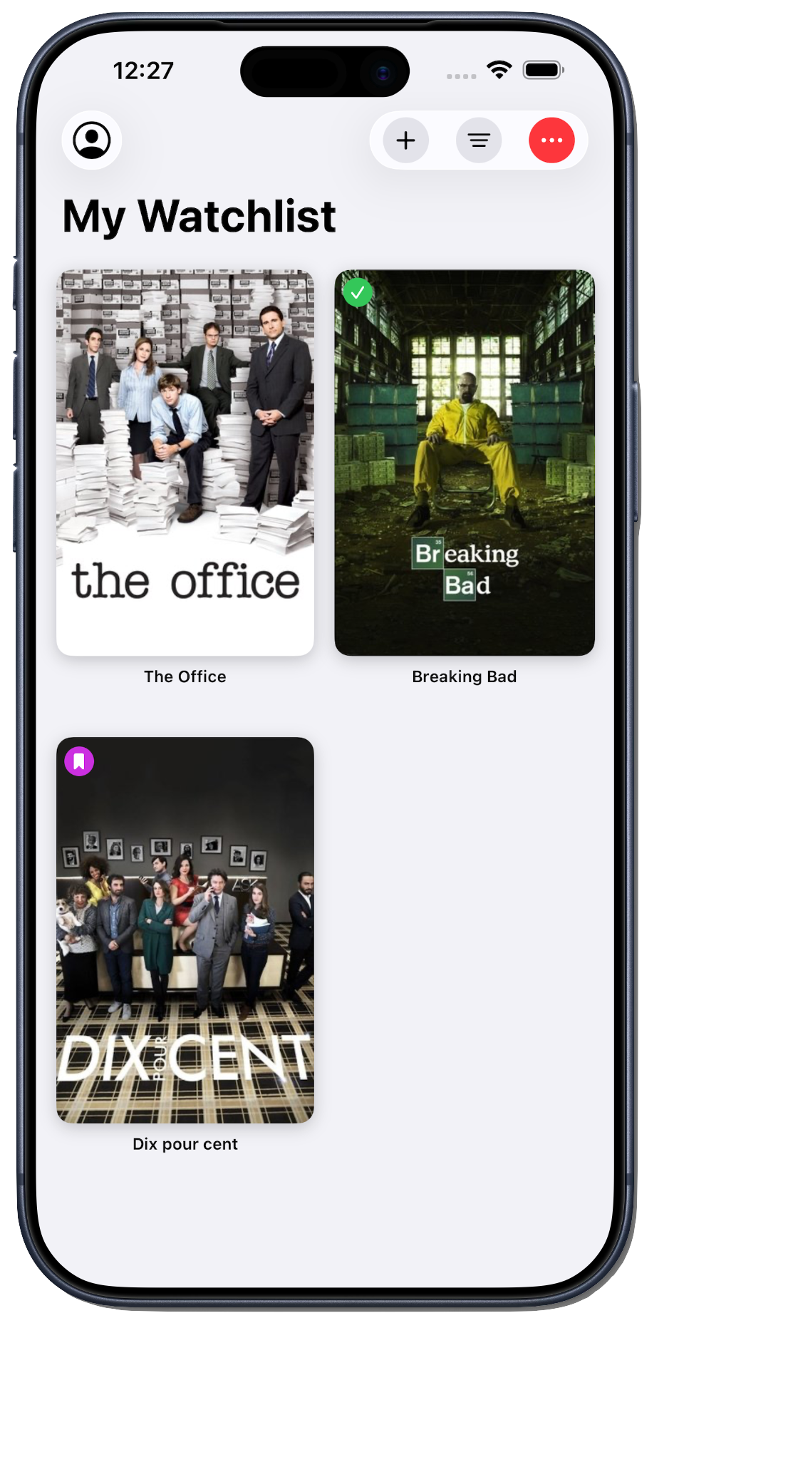 SeriesTracker App Screen