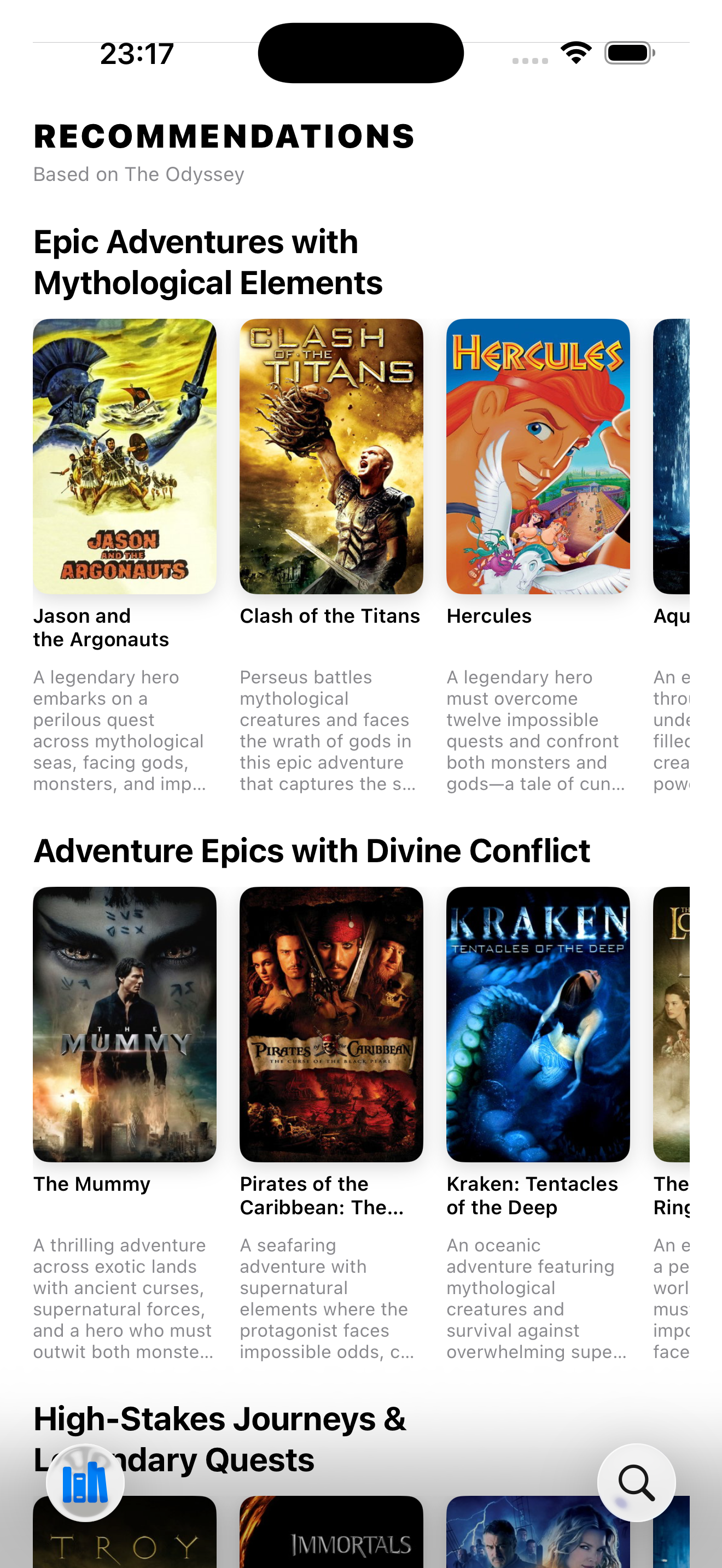 AI recommendations based on your taste — SeriesTracker